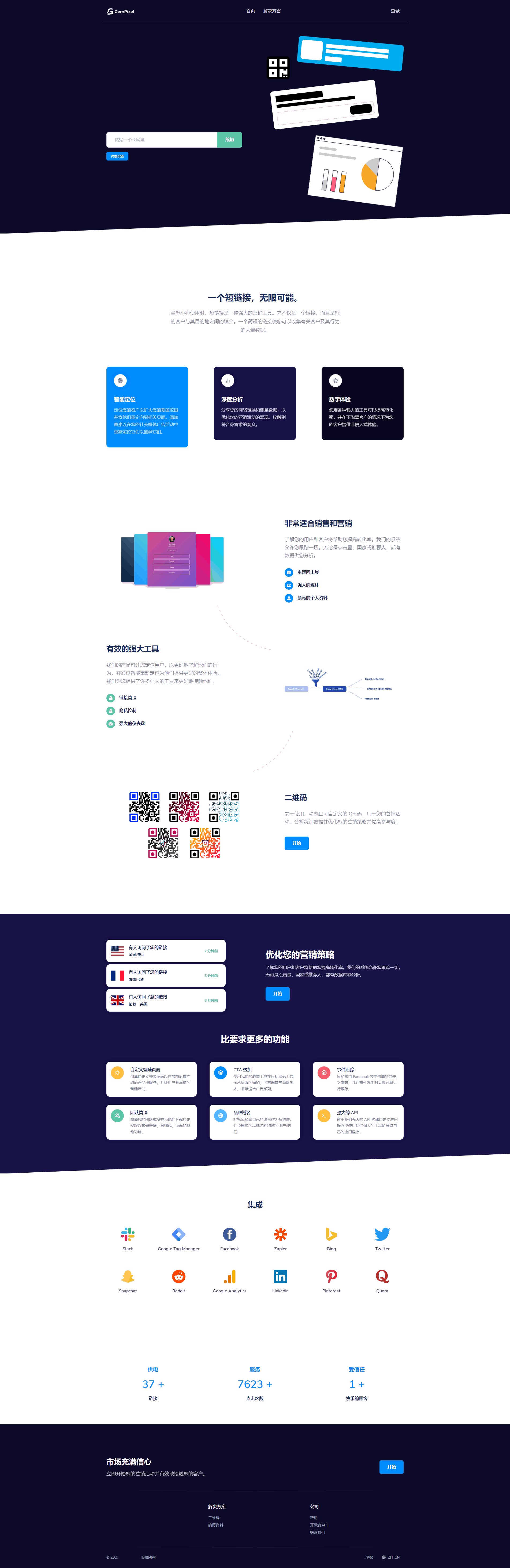 A0698Premium URL Shortener-高级URL缩短程序 +SaaS主题 v6.3.3
