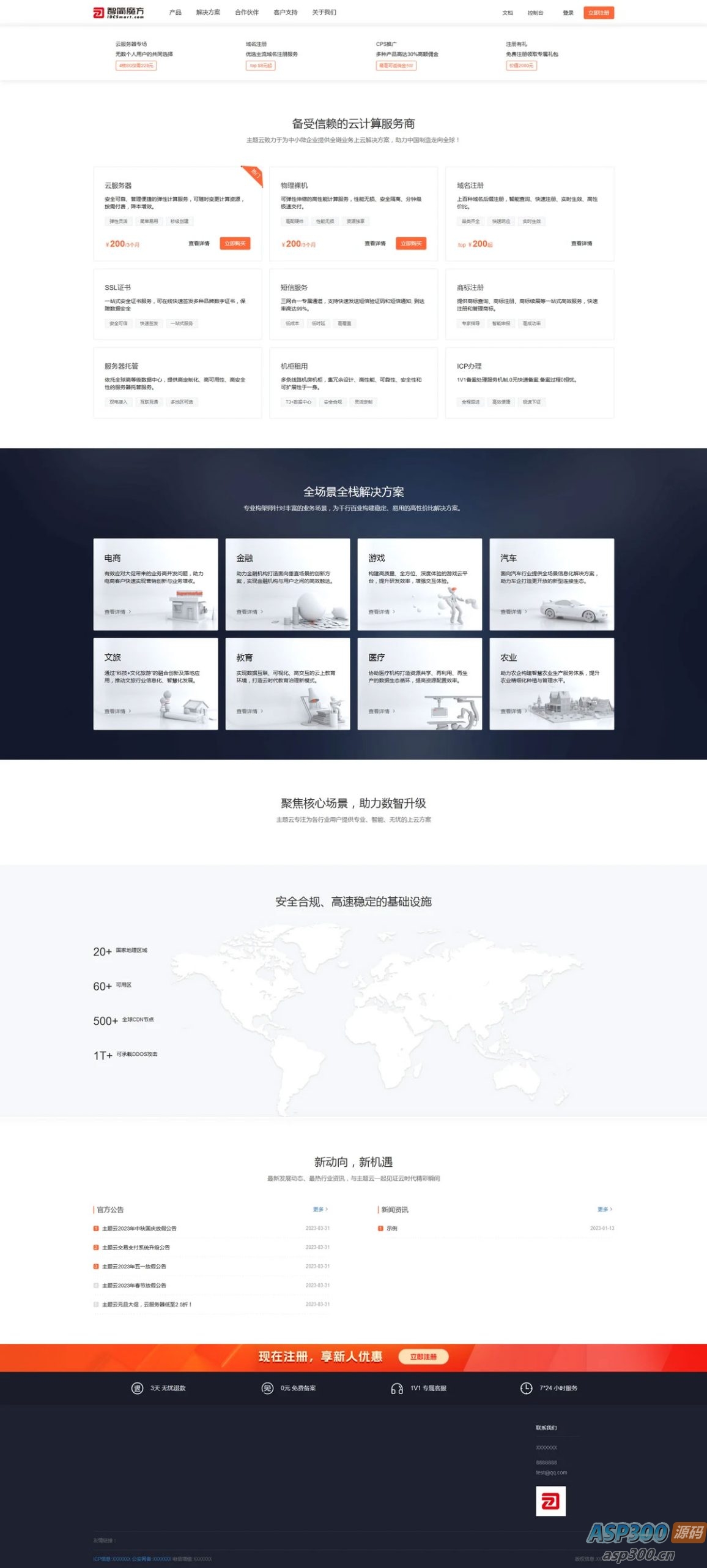 智简魔方业务管理系统v10  好用的IDC业务管理软件