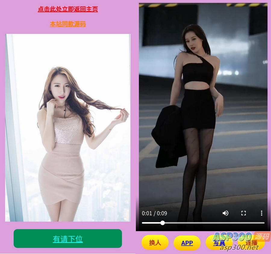 随机小姐姐美女鉴赏php源码
