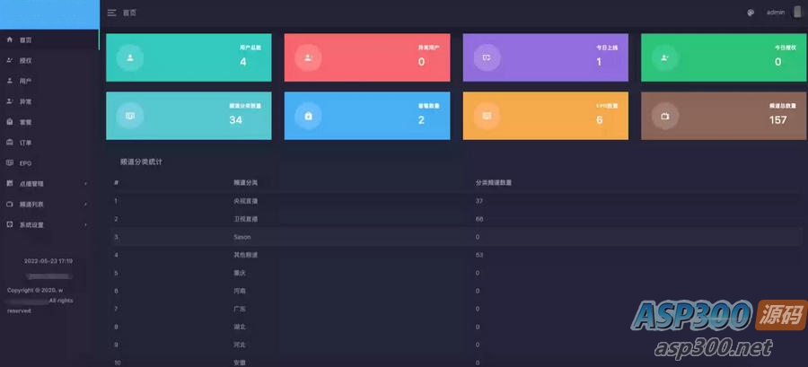 全开源电视盒子TV源码，可与EZtv电视直播管理系统对接