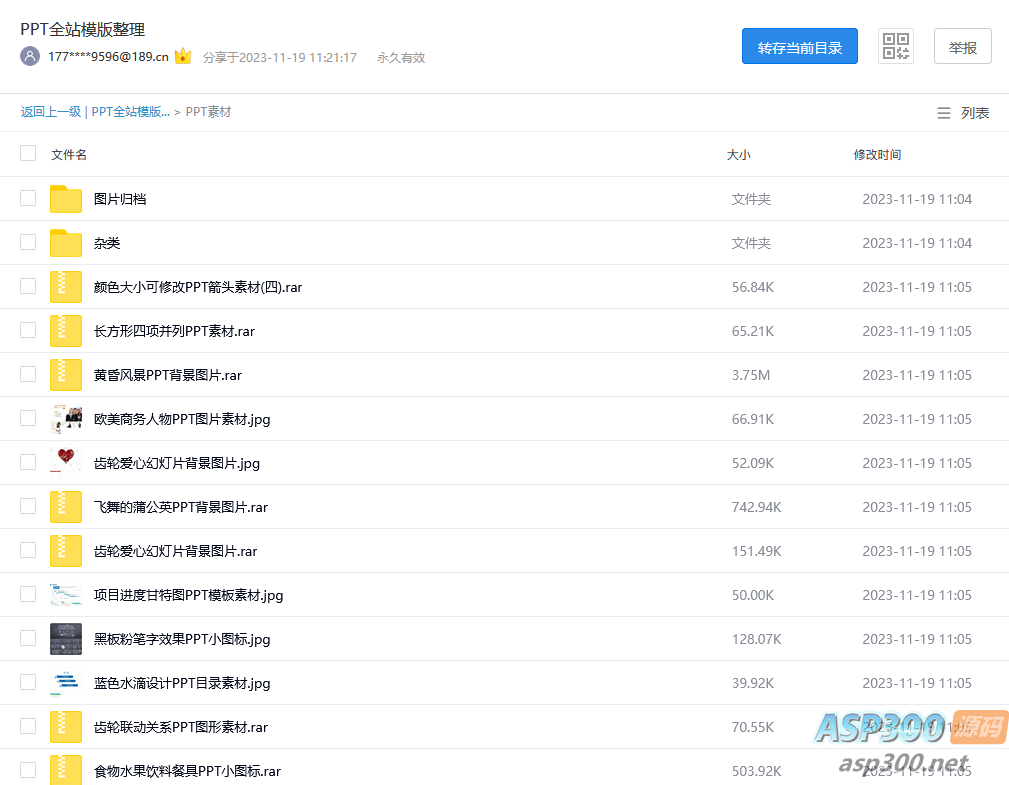 国内某PPT网站全站模板 梳理整理打包下载